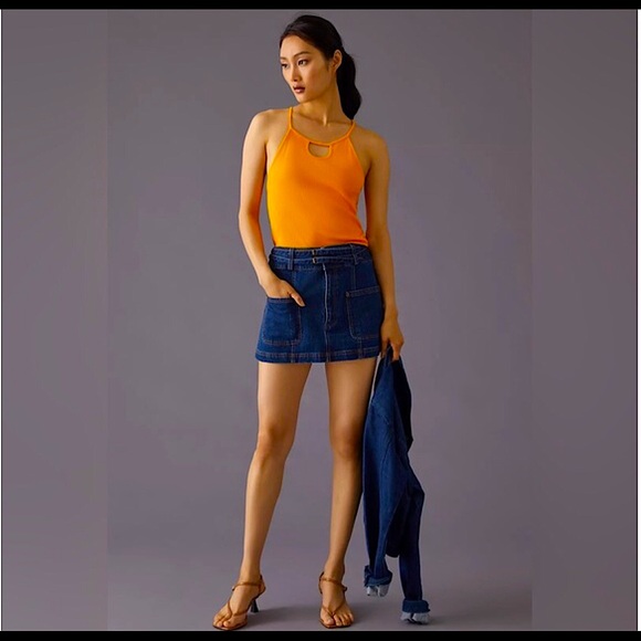 ANTHROPOLOGIE Strappy Back Tank - Picture 2 of 7